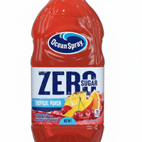 Ocean Spray ZERO Sugar Tropical Punch Juice Drink, Bottle 64 fl oz