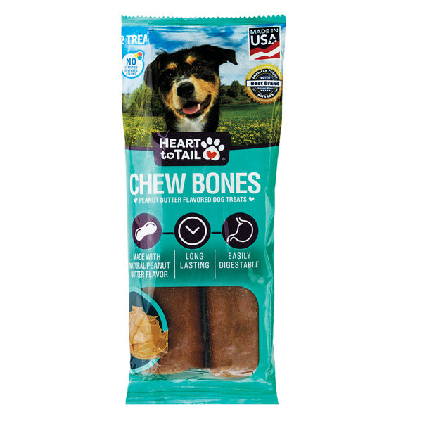 Heart to Tail Peanut Butter Chew Bone 2 count 5.6 oz