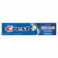 Crest Plus Deep Clean Whitening Toothpaste 5.4 oz blue box