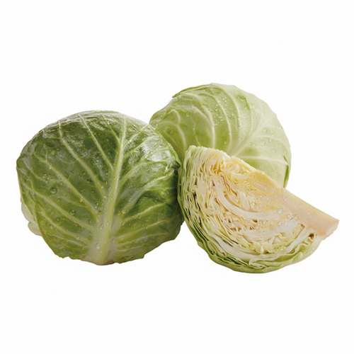 Fresh Green Cabbage About 3.0 lb each