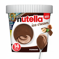 Nutella Ice Cream 14 fl oz tub front view by Ferrero