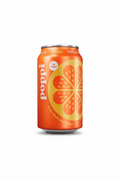 Poppi Orange prebiotic soda 12 fl oz vibrant orange can 5g sugar Soda's Back but Better