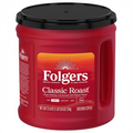 Folgers Classic Roast Ground Coffee 25.9 oz red can with black lid