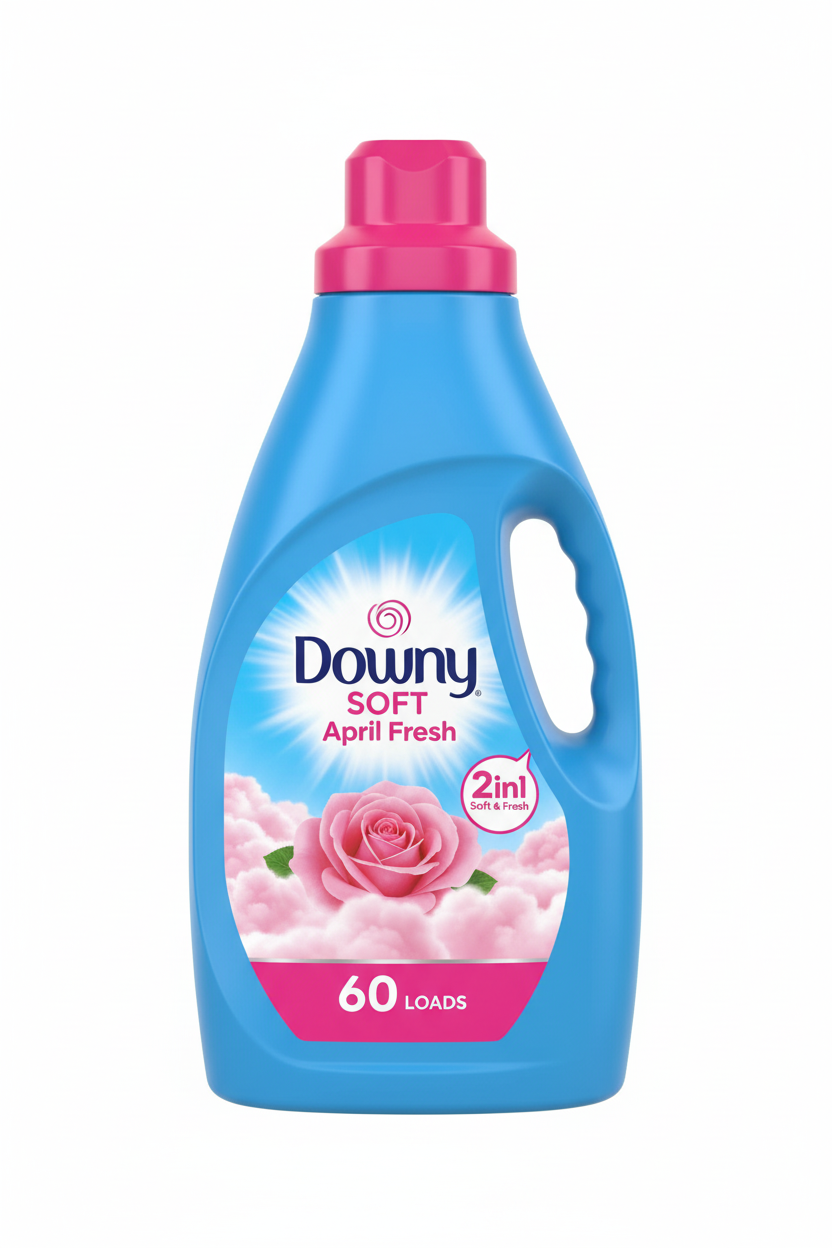 Downy Soft April Fresh 2in1 Liquid Fabric Softener 44 fl oz 60 Loads