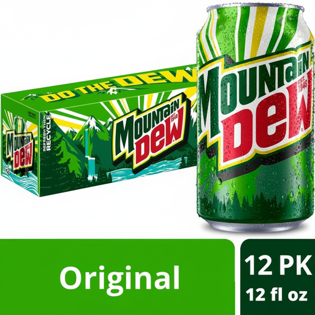 Mountain Dew Original Soda - 12 Pack 12 fl oz