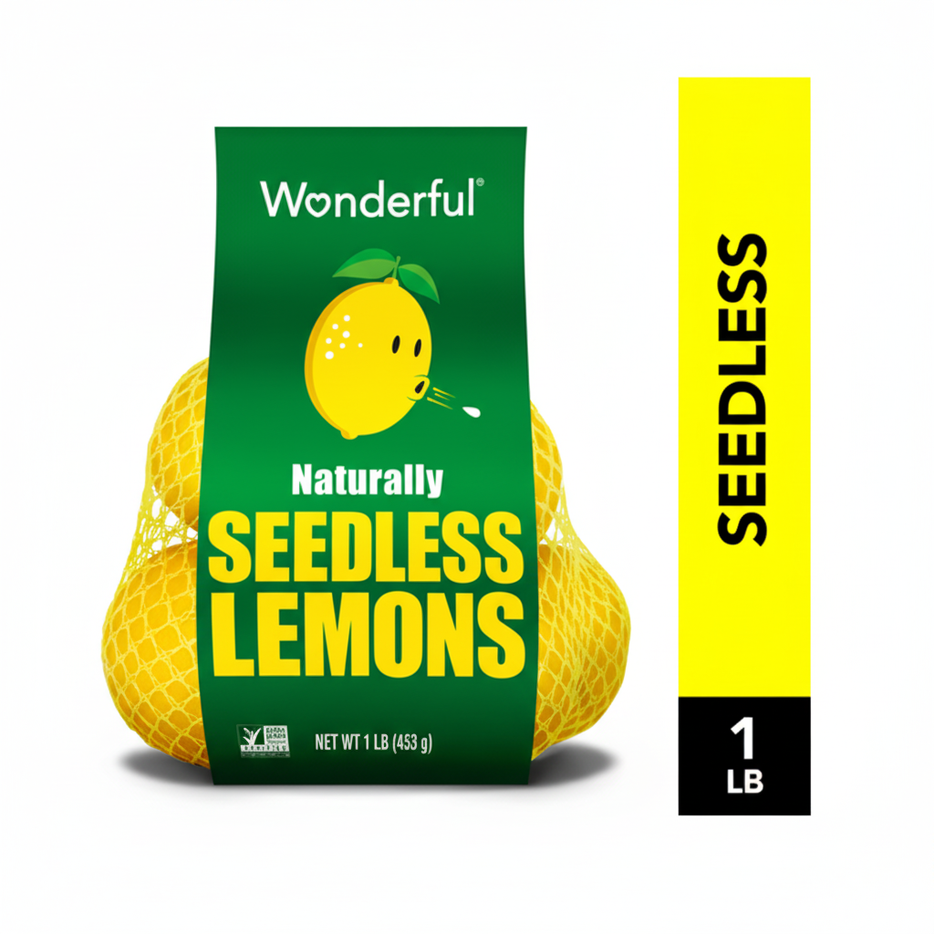 Wonderful Naturally Seedless Lemons 1 lb Bag