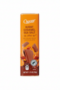Choceur Burnt Caramel Sea Salt filled Belgian Milk Chocolate bar 1.75 oz 50g 250 calories per bar Rainforest Alliance Certified caramel filling