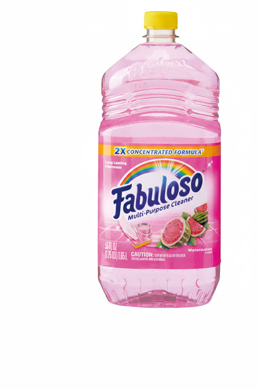 Fabuloso Multi-Purpose Cleaner Watermelon Scent 56 fl oz 2X Concentrated Formula Long Lasting Freshness