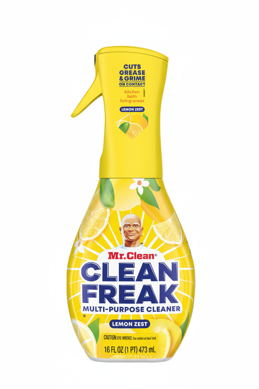 Mr. Clean Clean Freak Multi-Purpose Cleaner Lemon Zest 16 fl oz Mist Spray Cuts Grease Grime on Contact