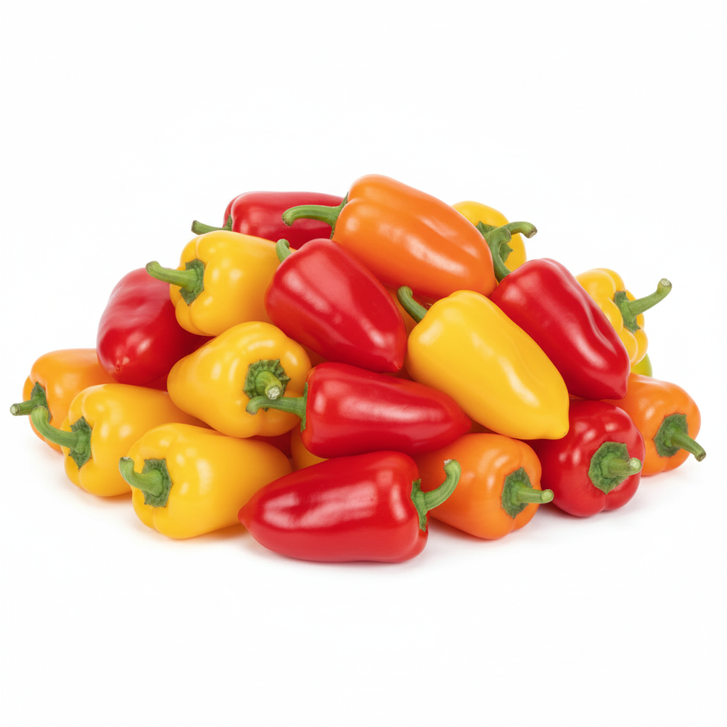 Fresh Mini Sweet Peppers Package 1 lb colorful mix