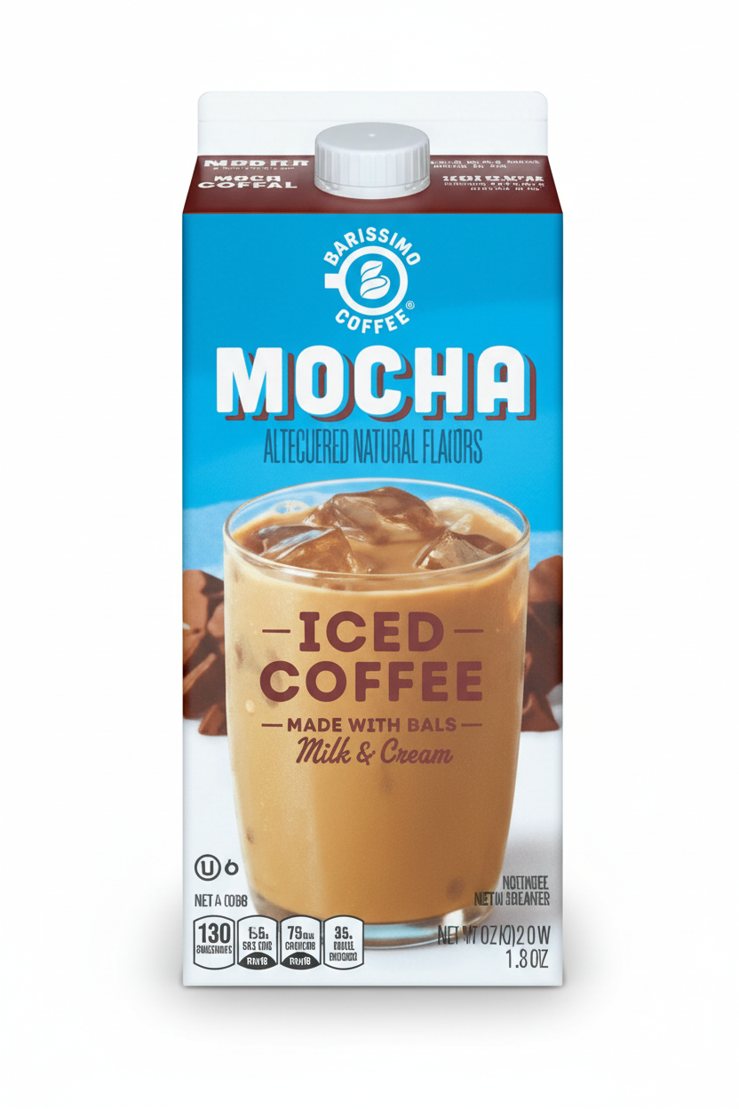 Barissimo Mocha Iced Coffee front view