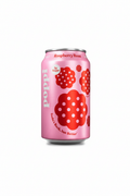 Poppi Raspberry Rose prebiotic soda 12 fl oz pink can 5g sugar Soda's Back but Better