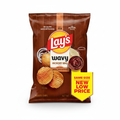 Lay's Wavy Hickory BBQ Potato Chips - Front
