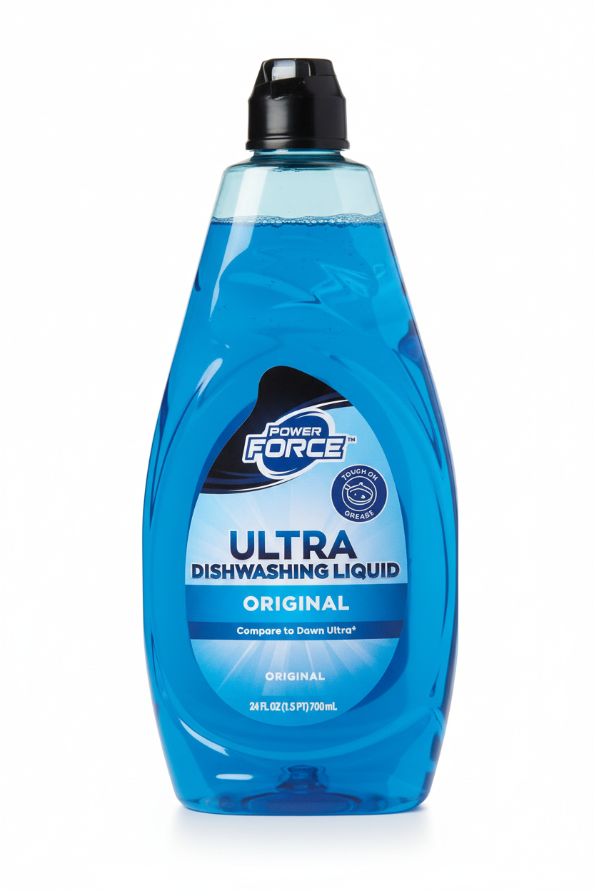 Power Force Ultra Dishwashing Liquid Original 24 fl oz Tough on Grease Compare to Dawn Ultra