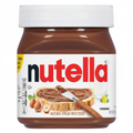 Nutella Hazelnut Spread with Cocoa 13oz jar front view with white lid and Ferrero branding