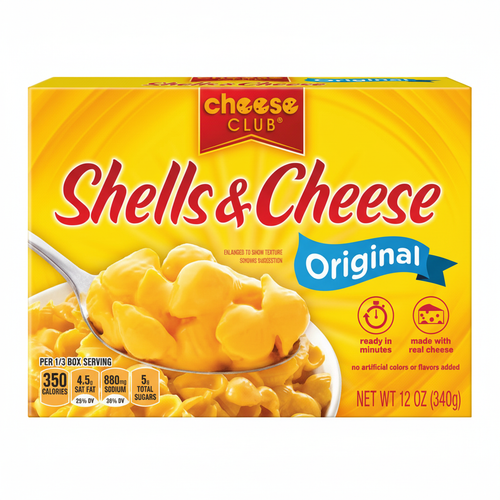 Cheese Club Shells & Cheese Original 12 OZ