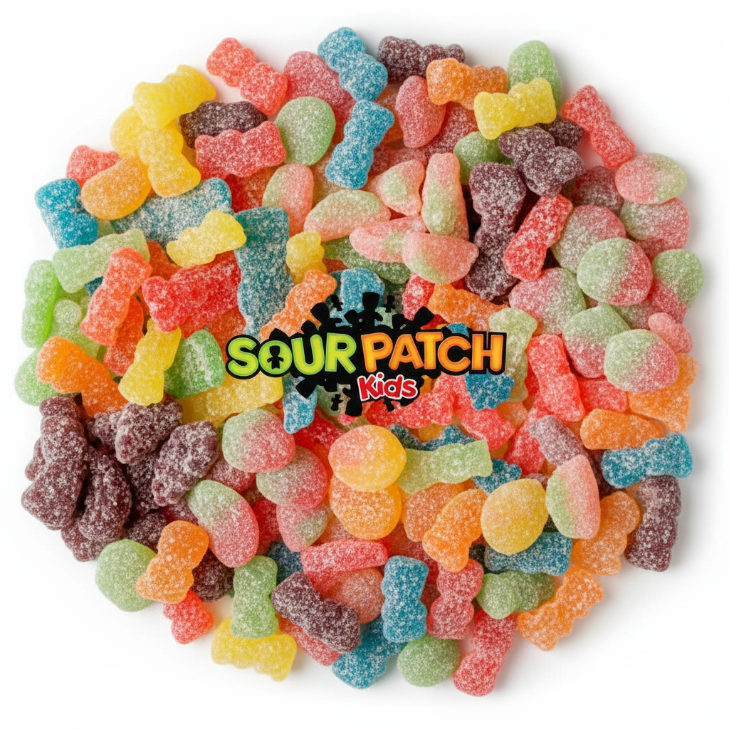 Sour Patch Kids Watermelon - Colorful Candy Pile