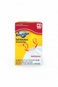 Boulder Tall Kitchen Drawstring Trash Bags 45 Count Extra Strong 13 Gallon Compare to Glad