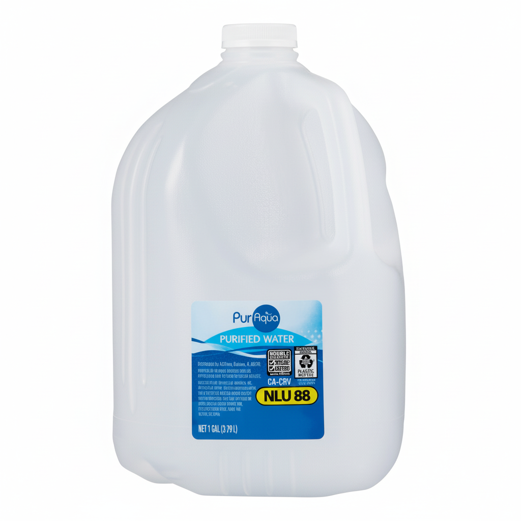 PurAqua Purified Water 1 gallon jug