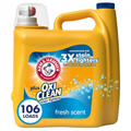 Arm & Hammer Plus OXI Clean Stain Fighters Liquid Laundry Detergent 138 fl oz 106 Loads Fresh Scent