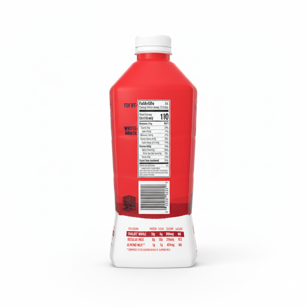 Fairlife Whole Ultra-Filtered Milk 52oz - Protein & Calcium Side