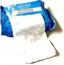 Lacura Face Care Make-up Removing Cleansing Towelettes – 25 Wipes