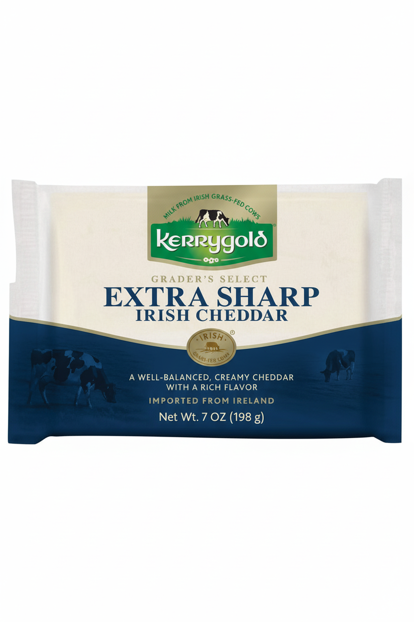 Kerrygold Extra Sharp Irish Cheddar Front