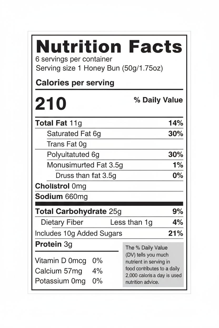 Baker's Treat Glazed Honey Buns