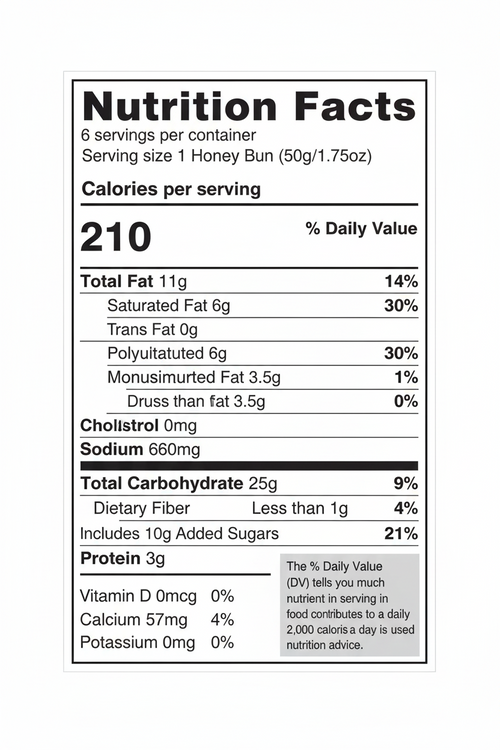 Baker's Treat Glazed Honey Buns