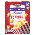 Clancy's Movie Theater Butter Microwave Popcorn  12 x 2.5 oz
