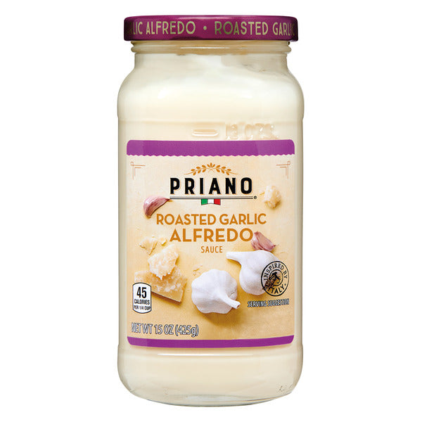 Priano Roasted Garlic Alfredo Sauce 15 oz